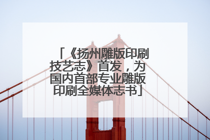 《扬州雕版印刷技艺志》首发，为国内首部专业雕版印刷全媒体志书