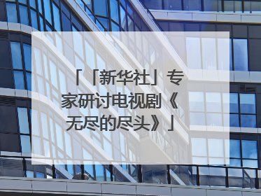 「新华社」专家研讨电视剧《无尽的尽头》