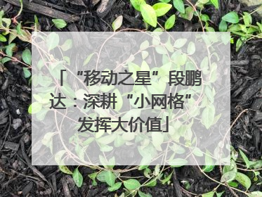 “移动之星”段鹏达：深耕“小网格” 发挥大价值