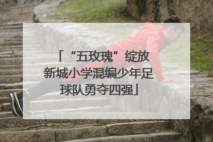 “五玫瑰”绽放 新城小学混编少年足球队勇夺四强