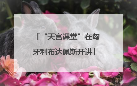 “天宫课堂”在匈牙利布达佩斯开讲