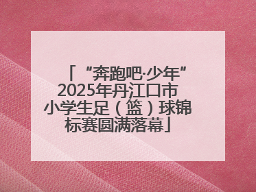 “奔跑吧·少年”2025年丹江口市小学生足（篮）球锦标赛圆满落幕