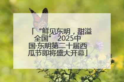 “鲜见东明，甜溢全国” 2025中国·东明第二十届西瓜节即将盛大开幕