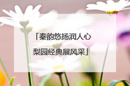 秦韵悠扬润人心 梨园经典展风采
