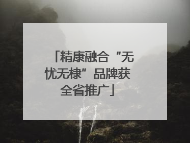 精康融合“无忧无棣”品牌获全省推广