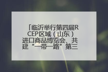 临沂举行第四届RCEP区域（山东）进口商品博览会、共建“一带一路”第三届临沂商城国际采购商大会新闻发布会