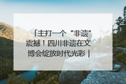 主打一个“非遗”震撼！四川非遗在文博会绽放时代光彩｜文博向“新”