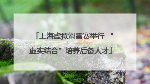 上海虚拟滑雪赛举行 “虚实结合”培养后备人才
