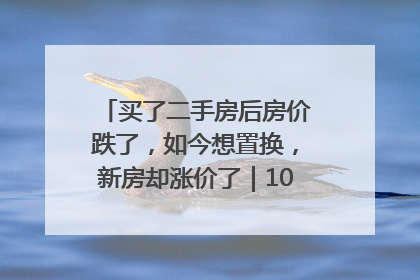买了二手房后房价跌了，如今想置换，新房却涨价了｜100个买房故事