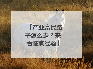 产业富民路子怎么走？来看临朐经验