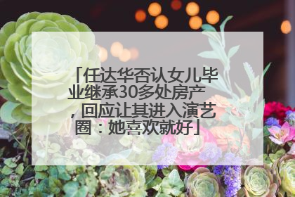 任达华否认女儿毕业继承30多处房产，回应让其进入演艺圈：她喜欢就好