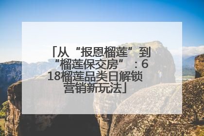 从“报恩榴莲”到“榴莲保交房”：618榴莲品类日解锁营销新玩法