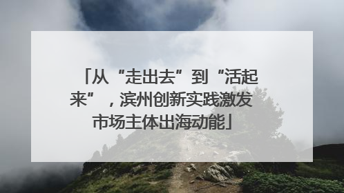 从“走出去”到“活起来”，滨州创新实践激发市场主体出海动能