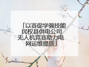 以赛促学强技能 民权县供电公司无人机竞赛助力电网运维提质