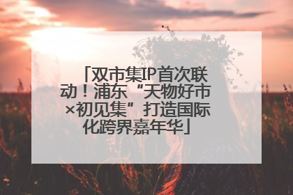 双市集IP首次联动！浦东“天物好市×初见集”打造国际化跨界嘉年华