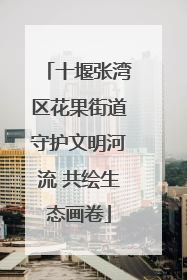 十堰张湾区花果街道守护文明河流 共绘生态画卷