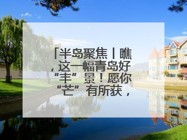 半岛聚焦丨瞧，这一幅青岛好“丰”景！愿你“芒”有所获，“种”有所得