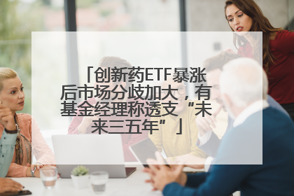 创新药ETF暴涨后市场分歧加大，有基金经理称透支“未来三五年”