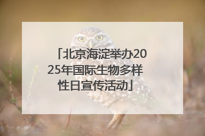 北京海淀举办2025年国际生物多样性日宣传活动