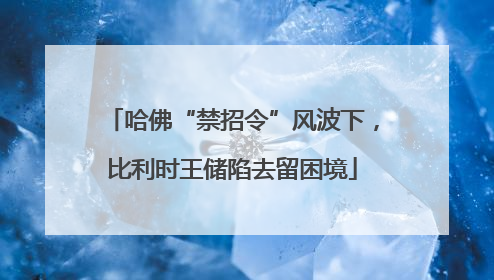 哈佛“禁招令”风波下，比利时王储陷去留困境