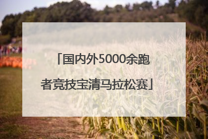 国内外5000余跑者竞技宝清马拉松赛