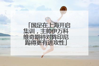 国足在上海开启集训，主帅伊万科维奇期待对阵印尼踢得更有进攻性