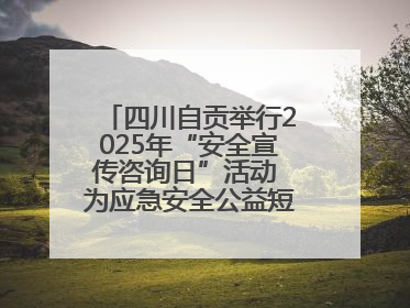 四川自贡举行2025年“安全宣传咨询日”活动 为应急安全公益短视频获奖者颁奖