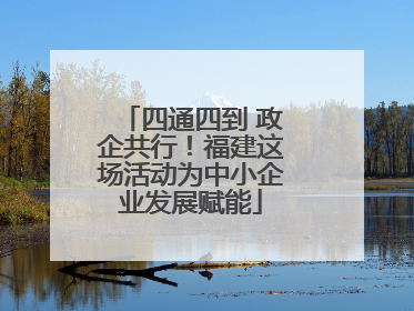 四通四到 政企共行！福建这场活动为中小企业发展赋能