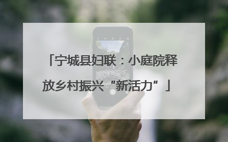 宁城县妇联：小庭院释放乡村振兴“新活力”