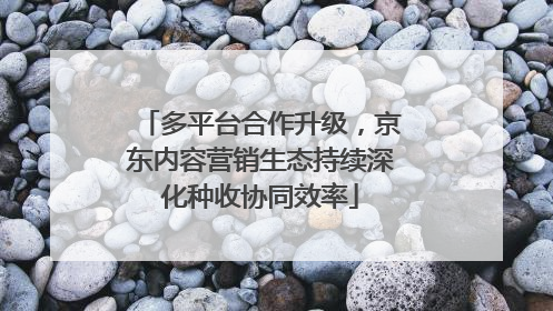 多平台合作升级，京东内容营销生态持续深化种收协同效率