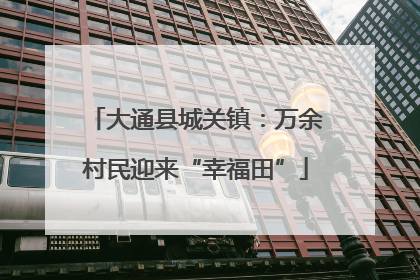 大通县城关镇：万余村民迎来“幸福田”