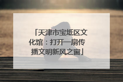 天津市宝坻区文化馆：打开一扇传播文明新风之窗