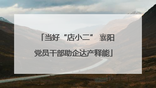 当好“店小二” 襄阳党员干部助企达产释能