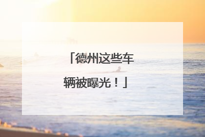 德州这些车辆被曝光！