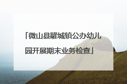 微山县驩城镇公办幼儿园开展期末业务检查