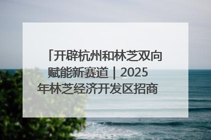 开辟杭州和林芝双向赋能新赛道｜2025年林芝经济开发区招商引资（杭州）推介展销活动在杭举办