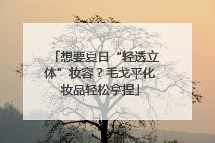 想要夏日“轻透立体”妆容？毛戈平化妆品轻松拿捏