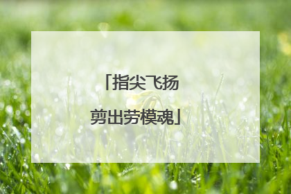 指尖飞扬 剪出劳模魂