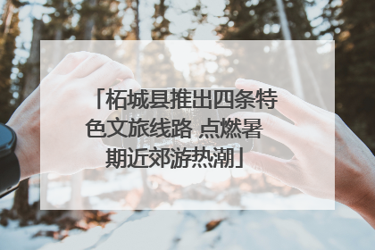 柘城县推出四条特色文旅线路 点燃暑期近郊游热潮
