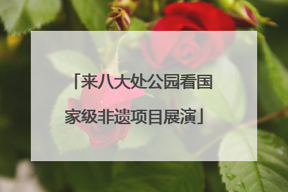 来八大处公园看国家级非遗项目展演