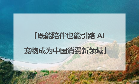 既能陪伴也能引路 AI宠物成为中国消费新领域