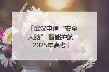 武汉电信“安全大脑” 智能护航2025年高考