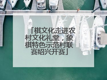 棋文化走进农村文化礼堂，象棋特色示范村联赛绍兴开赛