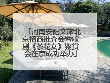 河南安阳文旅北京招商推介会暨歌剧《茶花女》鉴赏会在京成功举办