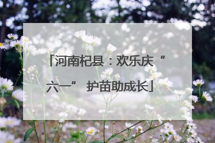河南杞县：欢乐庆“六一” 护苗助成长