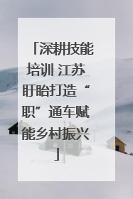 深耕技能培训 江苏盱眙打造“职”通车赋能乡村振兴