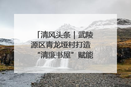 清风头条｜武陵源区青龙垭村打造“清廉书屋”赋能乡村振兴新风尚