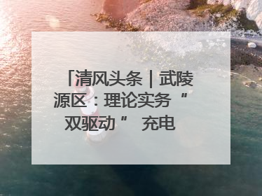 清风头条｜武陵源区：理论实务“双驱动 ” 充电赋能“增才干”