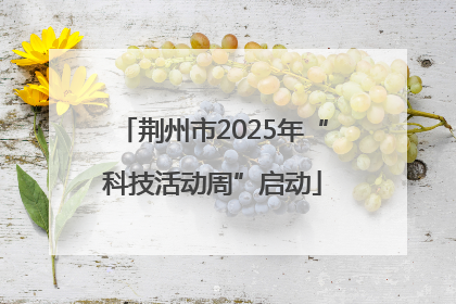 荆州市2025年“科技活动周”启动