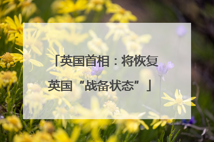 英国首相：将恢复英国“战备状态”